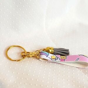 Handmade Pink Keychain.